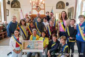 Kinderraad Ekeren zamelt ruim 1.300 euro in voor Kom op tegen Kanker: “Met onze kinderfuif konden we een dagje meevechten”