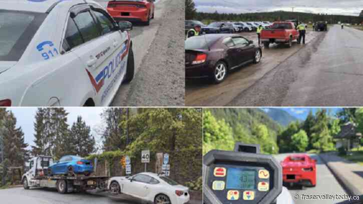 BC police issue thousands of tickets over long weekend, impound Ferrari and other speed demons