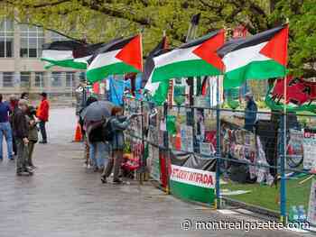Most Canadians oppose protest encampments at universities: poll