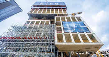Schalungs- und Gerüstkonzept für Düsseldorfer Hochbaukomplex Pandion Officehome Rise à la PERI