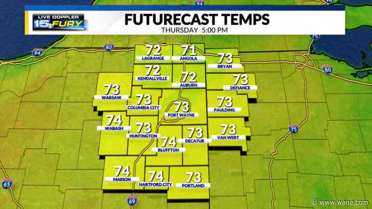 Rain exits, lots of sunshine ahead