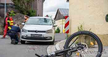 Kreis Bamberg: E-Bike und Auto crashen frontal ineinander - Radfahrer mit schweren Kopfverletzungen