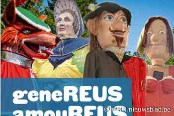 Vijfentwintig reuzen kleuren reuzenstoet op Zaventem kermis