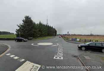 Police called to damage-only crash which closed Darwen road