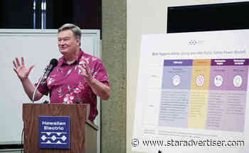 Hawaiian Electric lays out initial plan for wildfire prevention power shutoffs