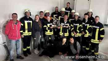 Feuerwehr Hemhof verabschiedet Kommandant: Überraschungs-Party statt Mülltonnen-Brand