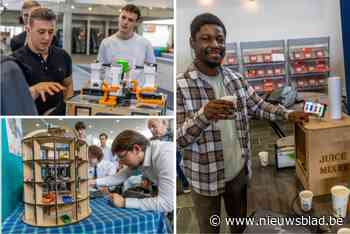 Van grasmaaier die zwerfvuil opruimt tot robot die helpt bij schilderen: studenten Thomas More automatiseren hun leven