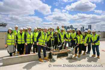 Bow gasworks housing project celebrates key milestone