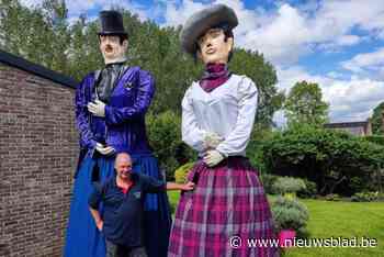 Rudy haalt reuzen van grootouders vanonder het stof en neemt ermee deel aan eerste reuzenstoet: “Achterkleinkinderen dragen voor het eerst meter Tine en peter Theo”