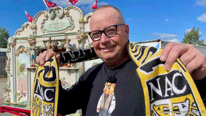René laat NAC-clublied uit draaiorgel knallen: 'Feest kan beginnen'