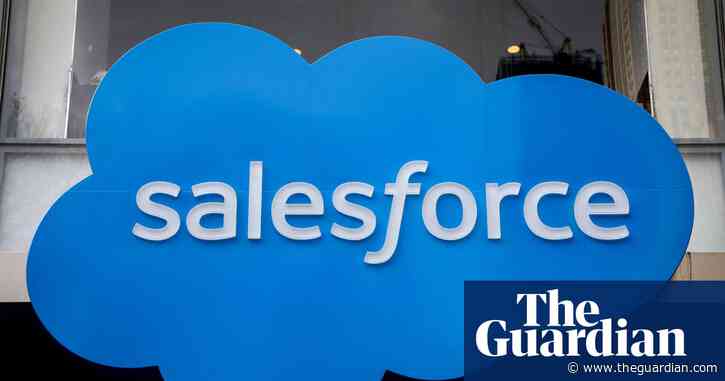 Salesforce plummets as weak forecast sparks concerns of AI competition