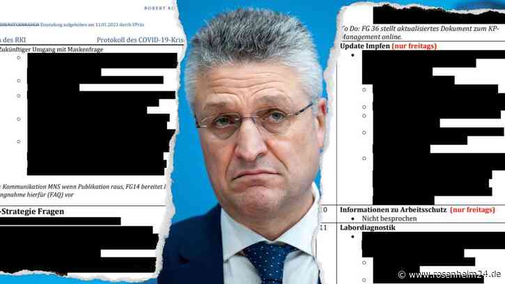 Kontroverse Debatten wegen Schwärzungen: RKI-Protokolle veröffentlicht - wer gab „Signal“ für Lockdown?