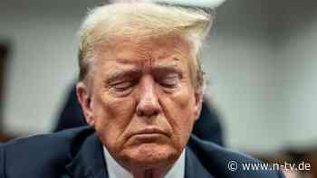 Zettelpost und Fast Food: Jury brütet, Trump sitzt im Gerichtsgebäude fest