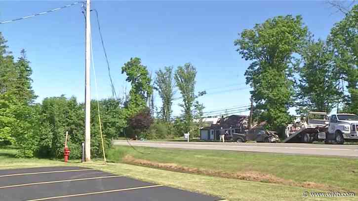 Crash closes part of Porter Road for much of Thursday