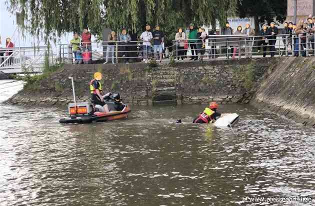 PP-ELT: Gekenterter Jetski im Bereich der Bingen Uferpromenade
