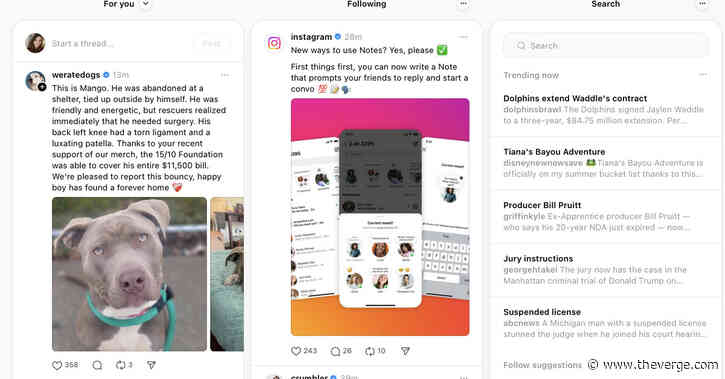 Threads’ TweetDeck-style redesign is rolling out to everyone