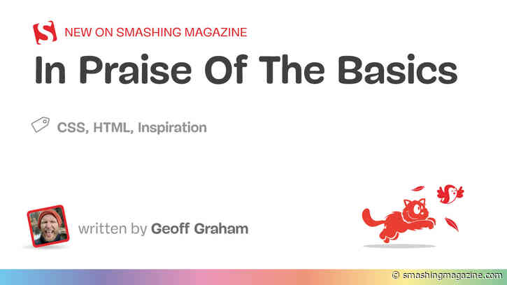 In Praise Of The Basics