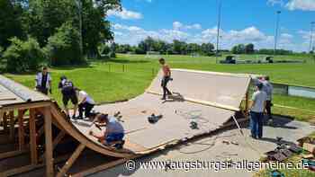 Jugendliche erfüllen sich Traum von eigener Skate-Rampe