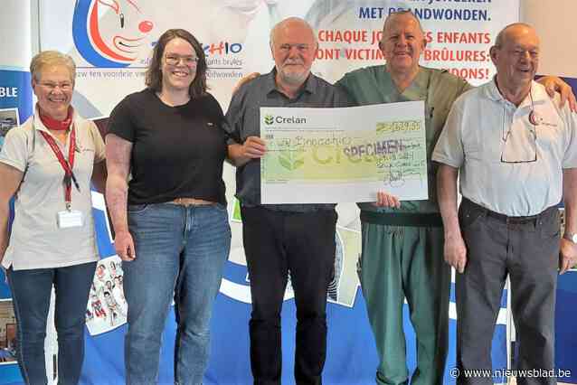 Patrick Cornillie schenkt opbrengst boek aan vzw Pinocchio