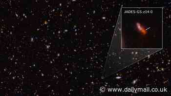 A window into the cosmic dawn: NASA's James Webb telescope finds the most distant galaxy in the universe that existed just 300 million years after the Big Bang