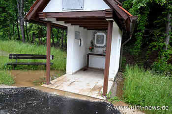 Erste Straße wegen Überflutung im Alb-Donau-Kreis gesperrt