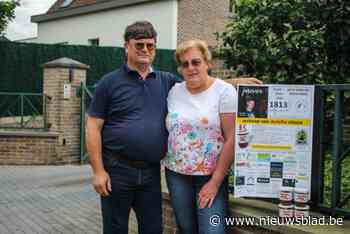 Frank en Katrien verkopen potjes Nutella ten voordele van Zelfmoordlijn en vzw De Brugge