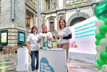 “Roker, wij zien je graag”: actie in Centraal station wil rokers op positieve manier aanmoedigen te stoppen