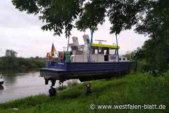 Boot der Wasserschutzpolizei läuft auf Grund
