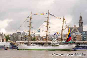Colombiaans zeilschip ARC Gloria aangekomen en tot maandag gratis te bezoeken aan ’t Steen