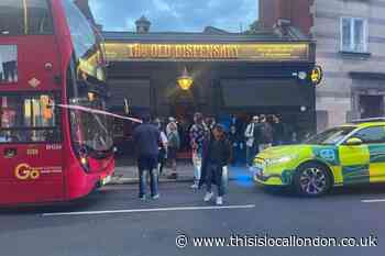 Camberwell New Road Lewisham stabbing: Pictures from scene