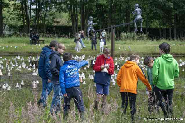 Een kunstwerk met stekels gemaakt door 1.700 jongeren: “Sommigen hebben gemept op de klei om hun frustraties kwijt te geraken”
