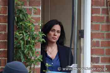 Jill Halfpenny spotted as Channel 5 drama The Feud takes over Newcastle street