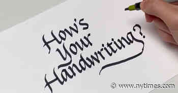 A Surging Revival Of Calligraphy