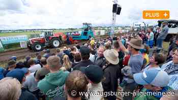 Traktorpulling in Obermeitingen: Das große Spektakel endet matschig
