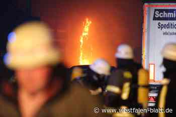 Belastendes Jahr für die Feuerwehr im Kreis Herford