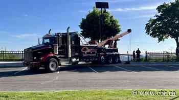 BMW plummets 50-metres down Hamilton's escarpment with 2 men inside, police say