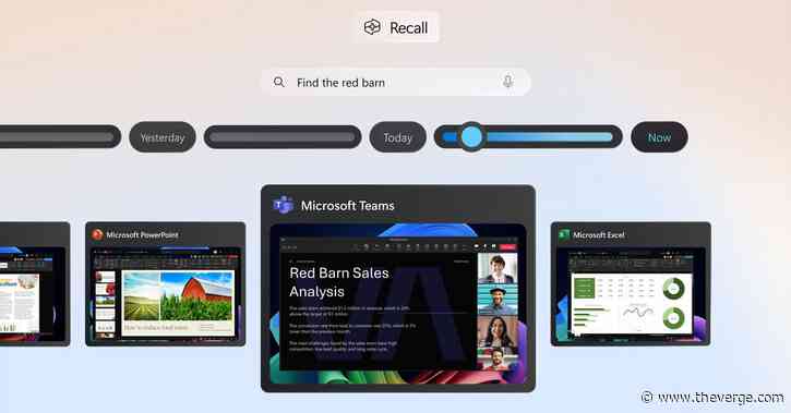 Windows 11’s new Recall feature has been cracked to run on unsupported hardware