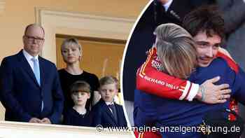 Party ist vorbei: Charlène von Monaco zeigt sich mit Albert II. und Zwillingen mit ernster Miene