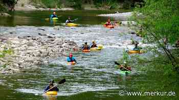 Kanufahren auf der Ammer: Hohe Pegelstände sorgen für gute Bedingungen