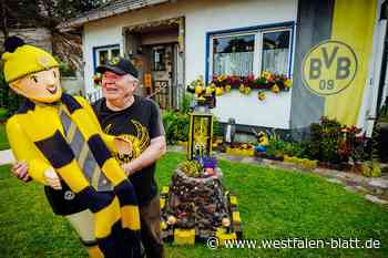 Ein Haus in Schwarz und Gelb: Paderborner BVB-Fan im Finalfieber