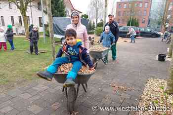 Fürs Klima: Eltern und Kinder pflanzen Bäume
