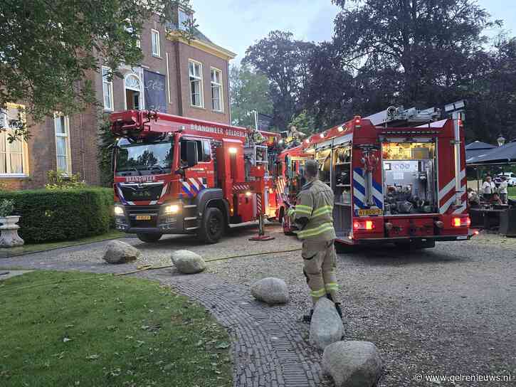 Kasteel tijdens bruiloft ontruimd vanwege brand in keuken