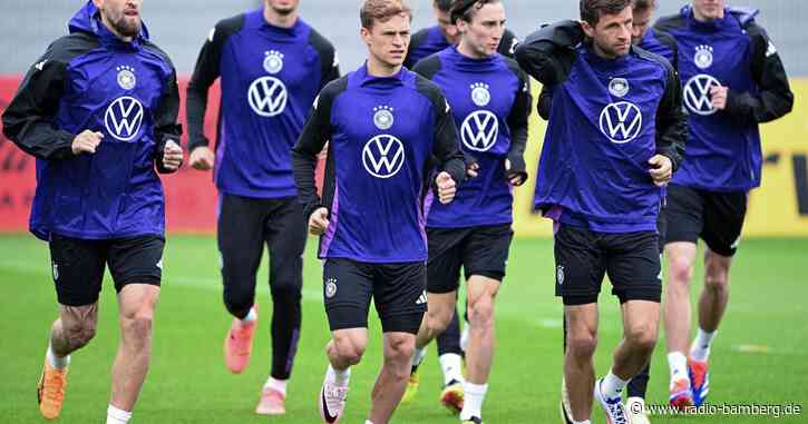 Taktik-Einheit im Regen: Erstes DFB-Training im EM-Quartier