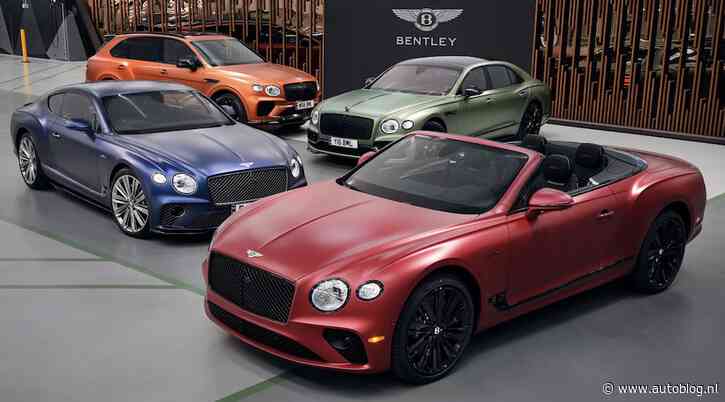 Satijn lakken van Bentley kosten 55 uur werk