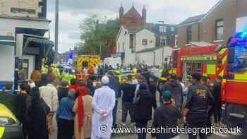 Two hospitalised after crash between car and pedestrian