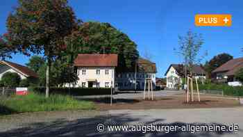 Statt eines Bauernhauses gibt es nun eine Grünanlage in Leeder