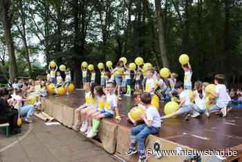 ’t Zandhofje maakt reis door de tijd op schoolfeest