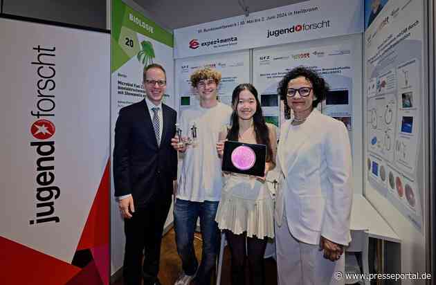 Jugend forscht Bundessiegerinnen und Bundessieger 2024 in Heilbronn ausgezeichnet