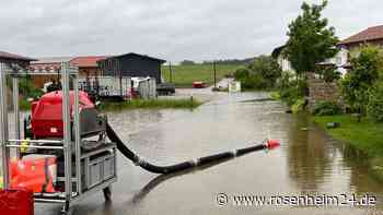 Etwa 100 Einsätze der Feuerwehren am Wochenende – Brenzlige Stunden in Pittenhart