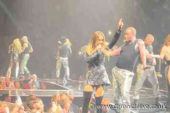 Cheryl halts Girls Aloud gig for moving speech about Sarah Harding's love for Newcastle